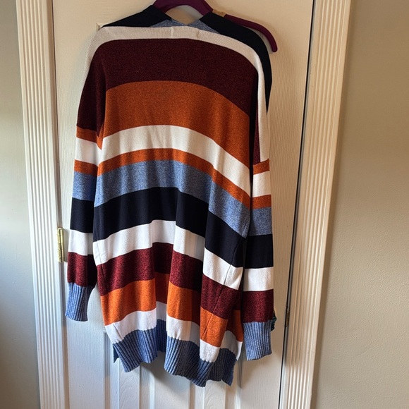 Multicolor Striped Cardigan - Picture 2 of 2